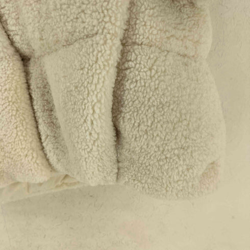 ザラ ZARA フェイクボア パフアノラック FAUX SHEARLING QUILTED ANORAK レディース XL