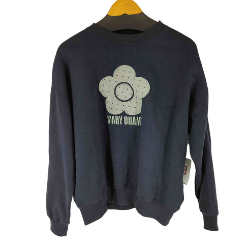 マリークワント MARY QUANT ドット デイジー ロゴ スウェット レディース FREE