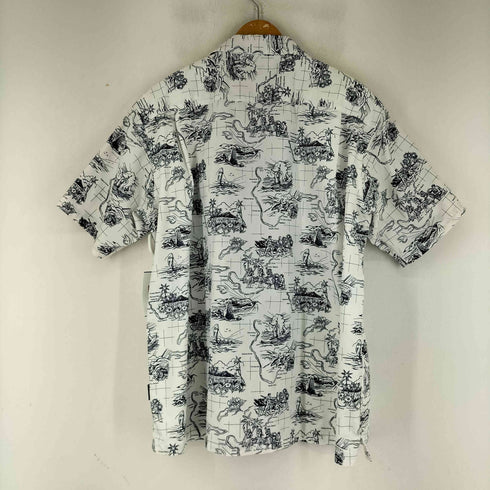 エディーバウアー Eddie Bauer 開襟 総柄 アロハシャツ メンズ JPN:XL