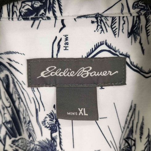 エディーバウアー Eddie Bauer 開襟 総柄 アロハシャツ メンズ JPN:XL