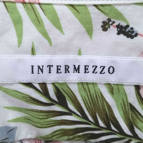 インターメッツォ INTERMEZZO 開襟 総柄 アロハシャツ メンズ 2L