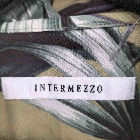 インターメッツォ INTERMEZZO 開襟 総柄 アロハシャツ レーヨン混 メンズ 2L