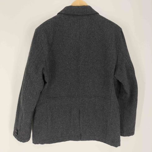 エディーバウアー Eddie Bauer ウール ヘリンボーン 3B ジャケット 裏地キルト Thermore Classic社製 中綿 メンズ