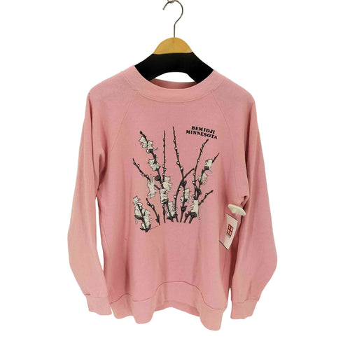 Textile Prints 80-90S MADE IN USA アニマルプリントクルーネックスウェット メンズ import:L
