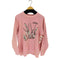 Textile Prints 80-90S MADE IN USA アニマルプリントクルーネックスウェット メンズ import:L