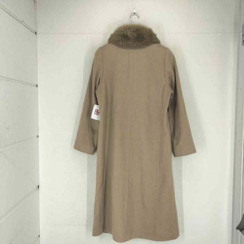 ESPRITCORE CASHMERE 100% 襟ファー カシミヤコート レディース