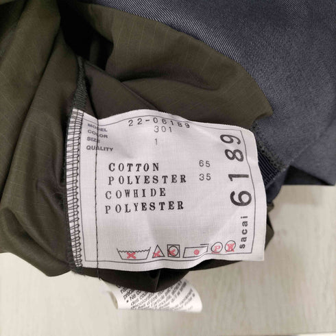 サカイ Sacai 22AW Cotton Gabardine Mix Skirt レディース JPN:1