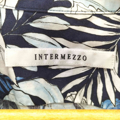 インターメッツォ INTERMEZZO 開襟 総柄 アロハシャツ メンズ 2L