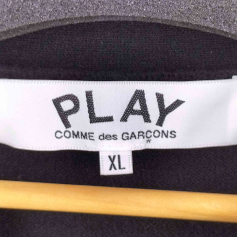 プレイコムデギャルソン PLAY COMME des GARCONS AD2024 V-Neck Cardigan With Red Emblem ハートワッペン ニット カーディガン メンズ JPN:XL