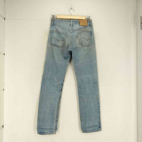 リーバイス Levis 70s 501ボタン裏6 66後期 スモールe 赤耳 ボタンフライデニムパンツ メンズ