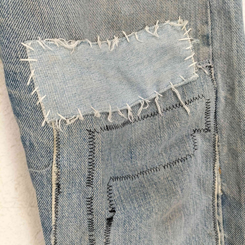 リーバイス Levis 70s 501ボタン裏6 66後期 スモールe 赤耳 ボタンフライデニムパンツ メンズ