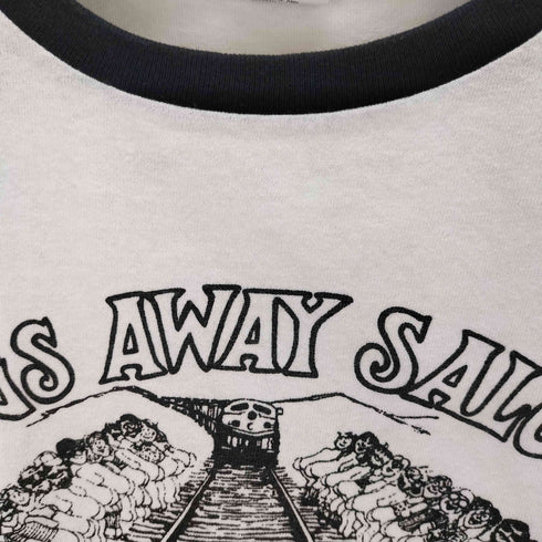 アンビル Anvil プリントクルーネックリンガーTシャツ メンズ JPN:S