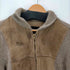 タウンクラフト TOWNCRAFT 50-60S DU PONT QUILON 棒TALONジップ スウェード ニット コンビ ショールカラー ジップアップ ジャケット メンズ import:M
