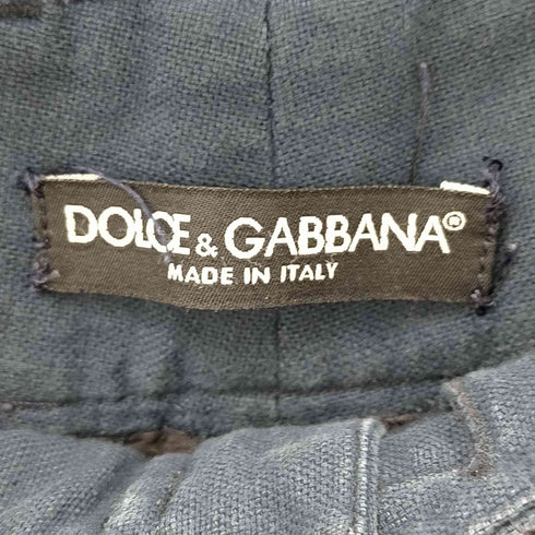 ドルチェアンドガッバーナ DOLCE&GABBANA イタリア製 ラップベルト ローライズ ストレート パンツ メンズ 48