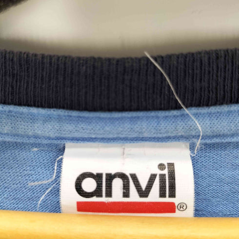 アンビル Anvil キャラクタープリントクルーネックリンガーTシャツ メンズ JPN:M