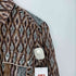 バリー BALLY イタリア製 総柄 スナップボタン コットン シアー L/S シャツ メンズ US:38