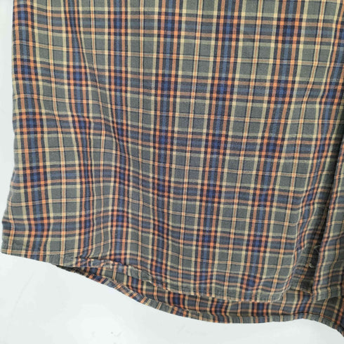 アイゾッド IZOD チェック柄 長袖 ボタンダウン コットンシャツ メンズ import:L
