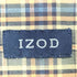 アイゾッド IZOD チェック柄 長袖 ボタンダウン コットンシャツ メンズ import:L