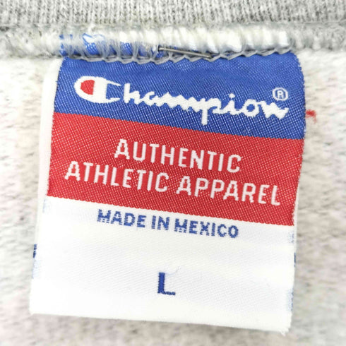 チャンピオン Champion 00s カレッジロゴ クルーネック 長袖 スウェット メンズ import:L