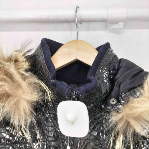 numerozero pig leather coyote fur ピッグレザー コヨーテファー パイソン柄 ジップアップジャケット メンズ JPN:M