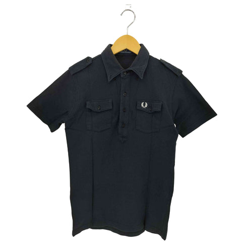 フレッドペリー FRED PERRY エポレット 刺繍ロゴ 鹿の子生地 ポロシャツ レディース import:M