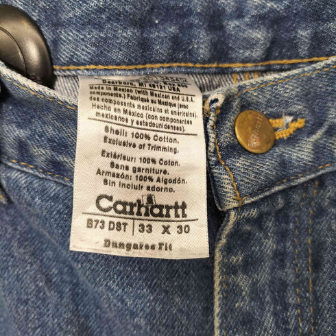 カーハート Carhartt 00s Dungaree Fit ダブルニー デニム ペインター パンツ メンズ 33×30