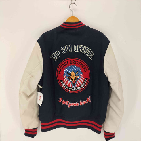 TOP GUN Military Brothers バーシティジャケット メンズ import:XL