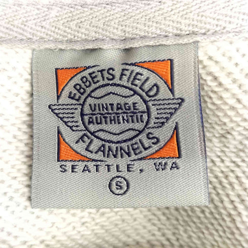 エベッツフィールドフランネルズ Ebbets Field Flannels フロントイラストプリント クルーネック ロングスリーブ スウェット メンズ S