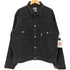 ウェイステッドユース WASTED YOUTH 24aw BLACK DENIM JACKET メンズ JPN:XXL