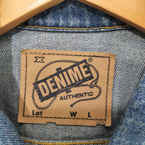 ドゥニーム Denime 101J型 ウォッシュ加工 デニム ジャケット メンズ JPN:XL
