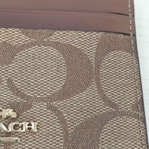 コーチ COACH キーリング付き シグネチャー カードケース レディース