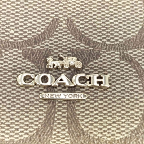 コーチ COACH キーリング付き シグネチャー カードケース レディース