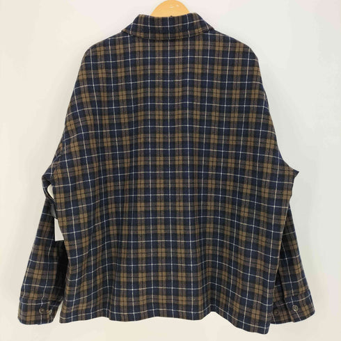 ウェイステッドユース WASTED YOUTH 24aw ZIP UP SHIRT Navy メンズ JPN:XL