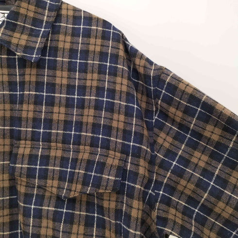 ウェイステッドユース WASTED YOUTH 24aw ZIP UP SHIRT Navy メンズ JPN:XL