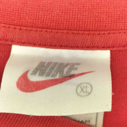ナイキ NIKE 00s 白タグ ワンポイント ロゴ刺繍 クルーネック 半袖 Tシャツ メンズ import:XL