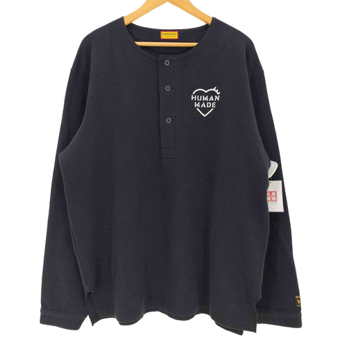 ヒューマンメイド HUMAN MADE 25aw HENLEY NECK L S T-SHIRT メンズ JPN:XXL