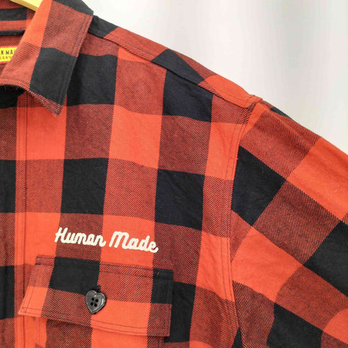 ヒューマンメイド HUMAN MADE 26ss CHECK HALF-ZIP SHIRT メンズ JPN:XXL