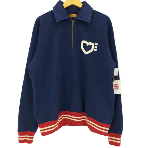ヒューマンメイド HUMAN MADE 25ss Half-Zip Heart Sweatshirt メンズ JPN:XXL
