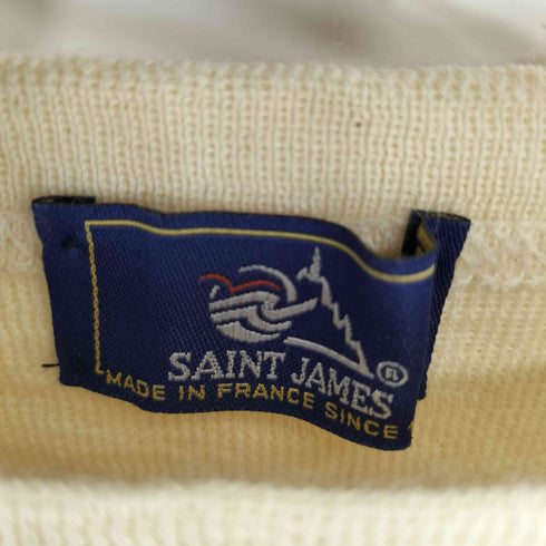 セントジェームス SAINT JAMES クルーネック ロングスリーブ ボーダーニット メンズ
