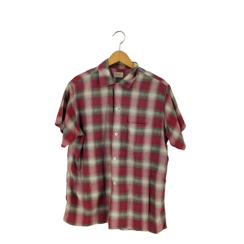50-60s SPORTSWEAR by Sam sons ビンテージ オープンカラー ボックスシャツ メンズ import:M