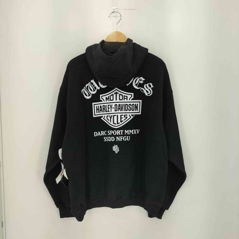 ハーレーダビッドソン HARLEY-DAVIDSON DARC SPORT WOLVES PIERCE HOODIE プリント プルオーバーパーカー メンズ
