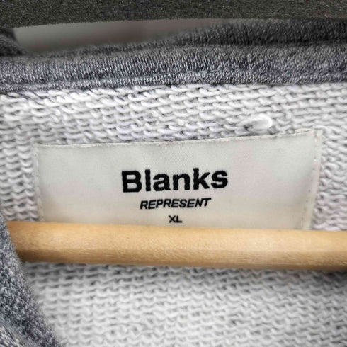 リプレゼント REPRESENT blanks コットン ダブルジップ パーカー メンズ import:XL