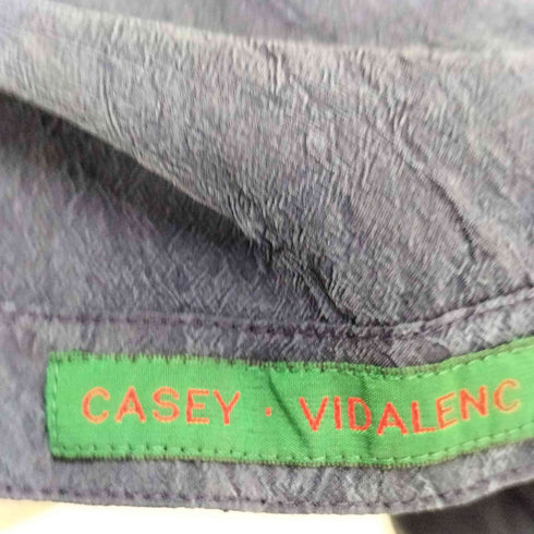 ケイシーヴィダレンク CASEY VIDALENC 刺しゅう シルク100% ブラウス レディース 36