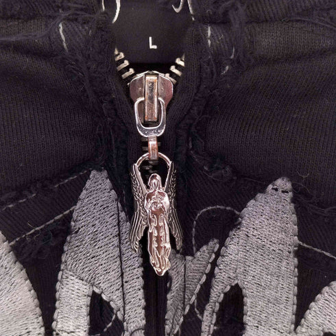 リベンジ REVENGE Spider Web Zip Up hoodie スパイダー ジップアップ パーカー メンズ import:L