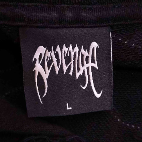 リベンジ REVENGE Spider Web Zip Up hoodie スパイダー ジップアップ パーカー メンズ import:L