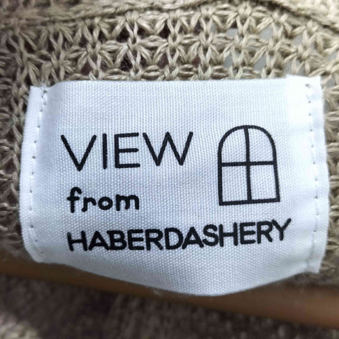 View from HABERDASHERY リネン メッシュ ワンピース レディース