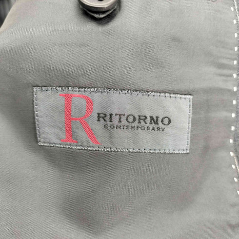 洋服の青山 ストライプ RITORNO 2ピース セットアップ メンズ A6