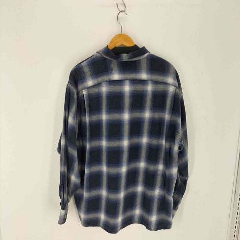 ノーティカ NAUTICA オンブレチェック オープンカラーL/S シャツ メンズ JPN:M