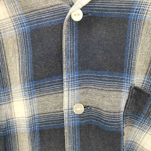 ノーティカ NAUTICA オンブレチェック オープンカラーL/S シャツ メンズ JPN:M