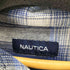 ノーティカ NAUTICA オンブレチェック オープンカラーL/S シャツ メンズ JPN:M